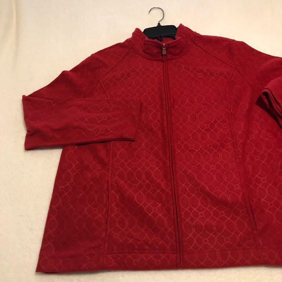 Croft&Barrow XXL Red Jacket super soft fall ready - Picture 3 of 9